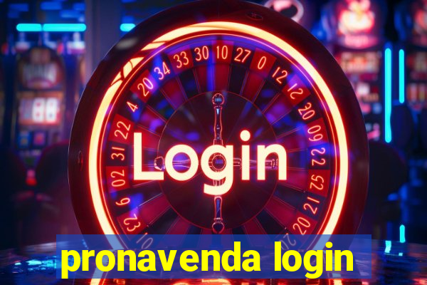 pronavenda login